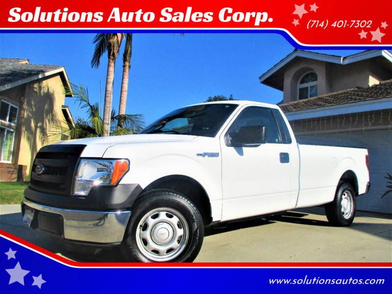 2013 Ford F-150 for sale at Solutions Auto Sales Corp. in Orange CA
