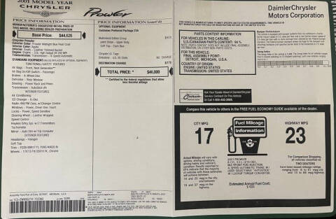 2001 Chrysler Prowler