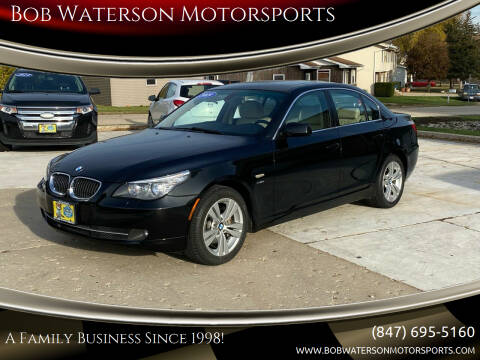2009 BMW 5 Series for sale at Bob Waterson Motorsports in South Elgin IL