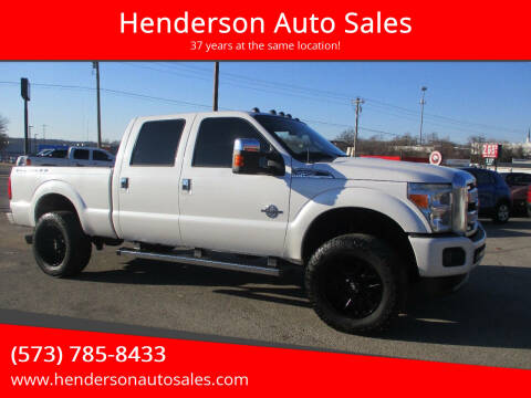 2016 Ford F-250 Super Duty for sale at Henderson Auto Sales in Poplar Bluff MO