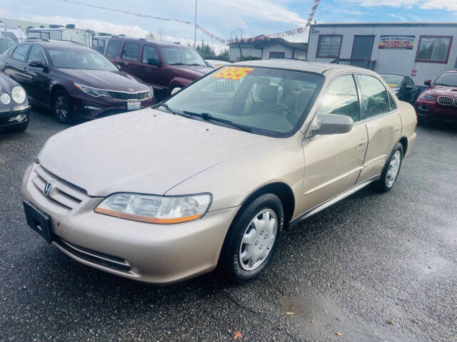 2002 Honda Accord for sale at New Creation Auto Sales in Everett, WA