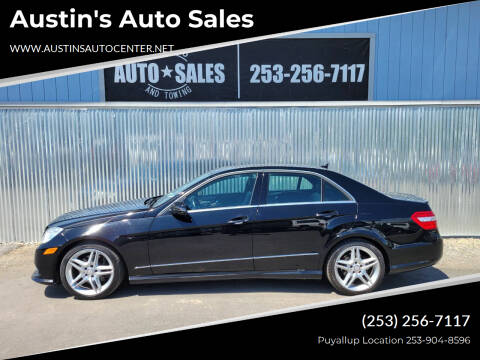 2013 Mercedes-Benz E-Class for sale at Austin's Auto Sales in Edgewood WA