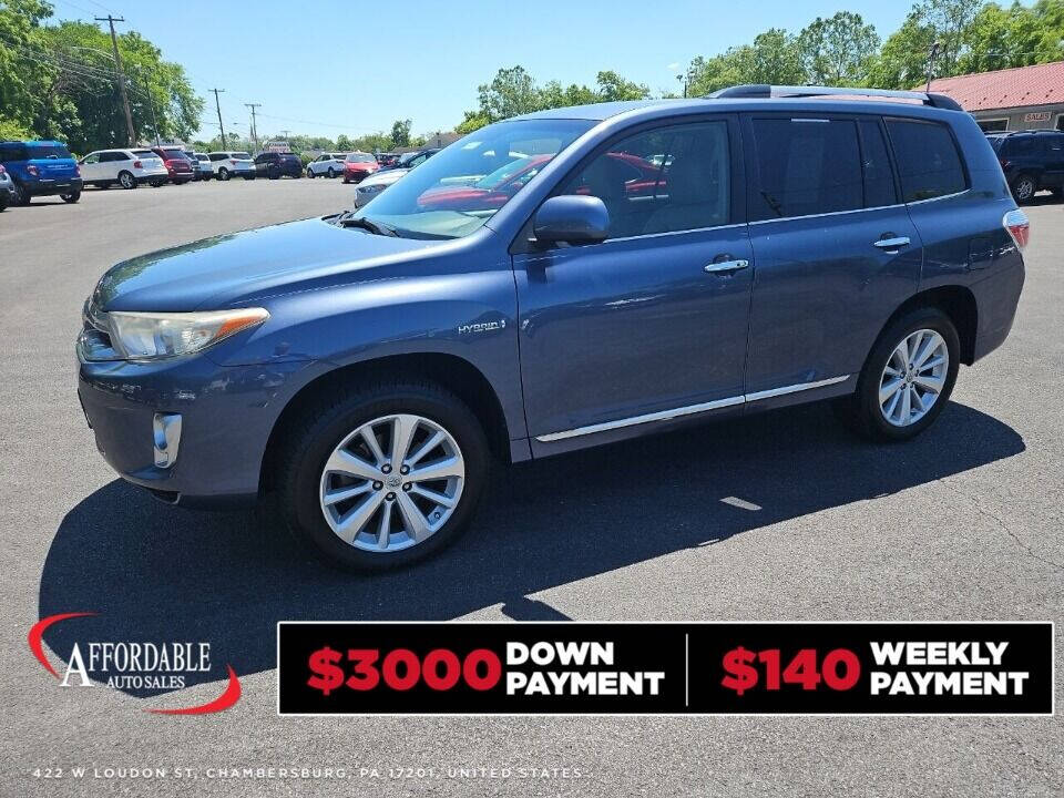 2013 Toyota Highlander Hybrid for sale at Chambersburg Affordable Auto in Chambersburg, PA