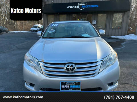 2011 Toyota Avalon for sale at Kafco Motors in Holbrook MA