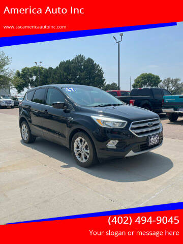 2017 Ford Escape for sale at America Auto Inc in South Sioux City NE