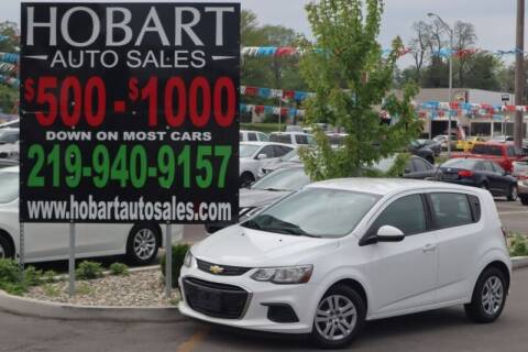 2017 Chevrolet Sonic for sale at Hobart Auto Sales in Hobart IN