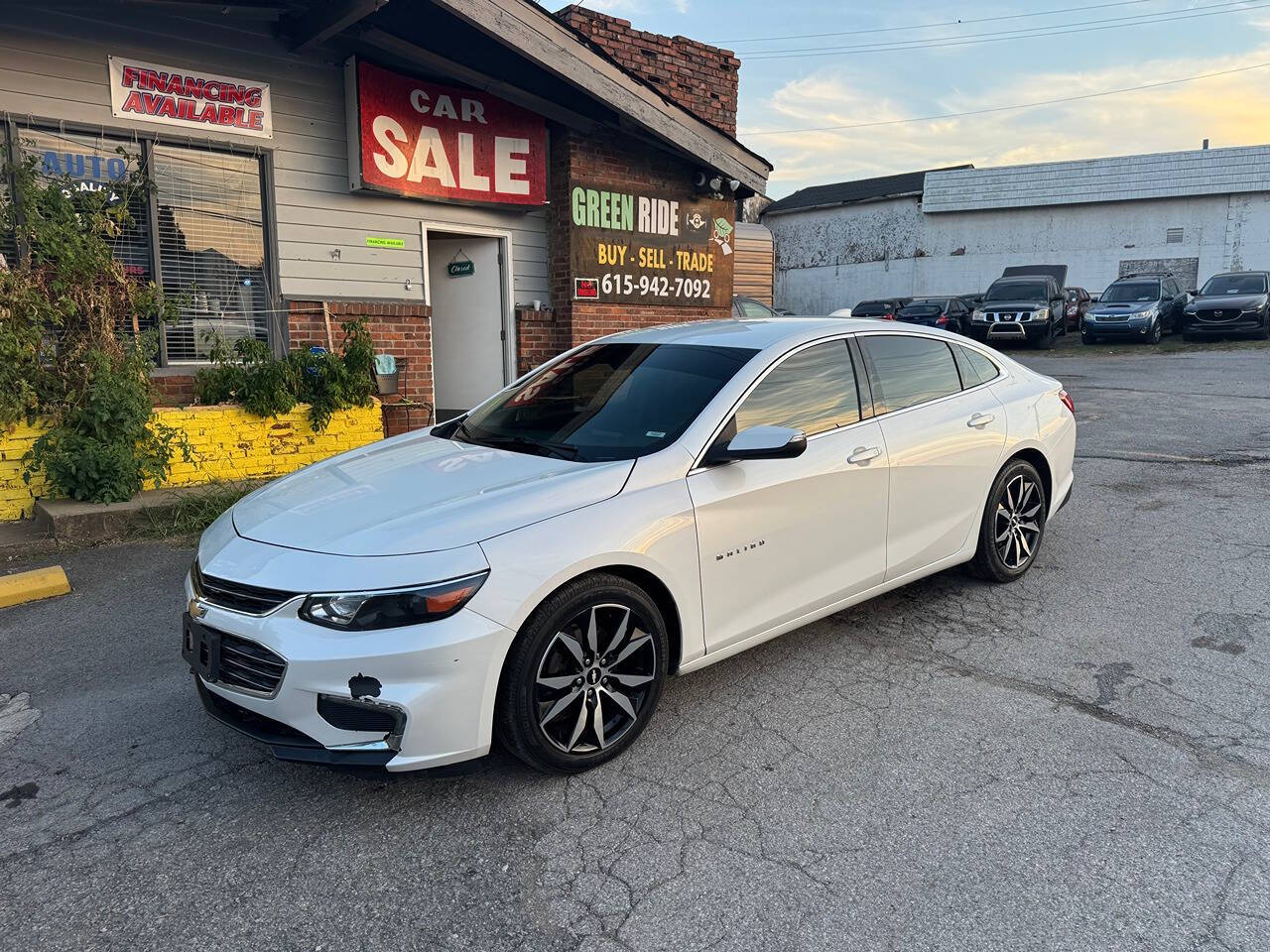 2017 Chevrolet Malibu for sale at Green Ride LLC in NASHVILLE, TN