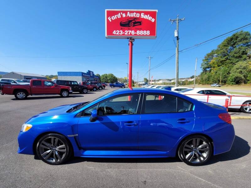2016 Subaru WRX for sale at Ford's Auto Sales in Kingsport TN