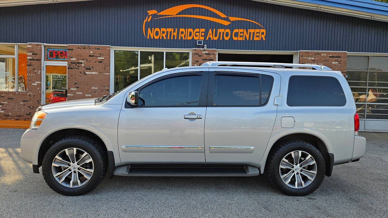 2015 Nissan Armada for sale at North Ridge Auto Center LLC in Madison, OH