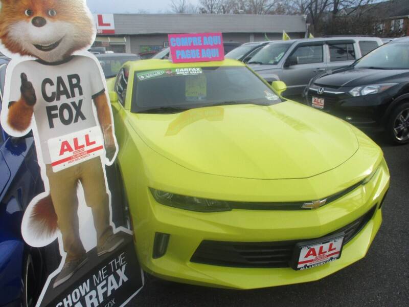 2017 Chevrolet Camaro for sale at ALL Luxury Cars in New Brunswick NJ