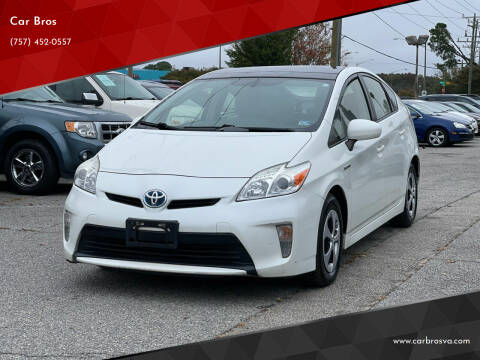 2015 Toyota Prius for sale at Car Bros in Virginia Beach VA