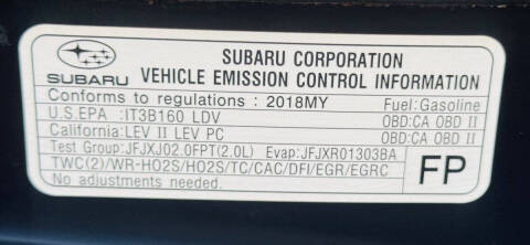 2018 Subaru WRX Premium