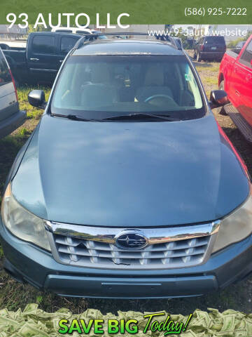 2012 Subaru Forester for sale at 93 AUTO LLC in New Haven MI