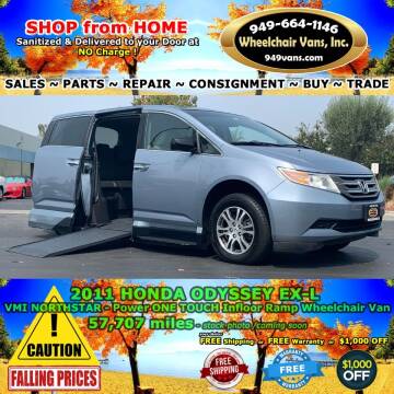 2011 Honda Odyssey for sale at Wheelchair Vans Inc in Laguna Hills CA