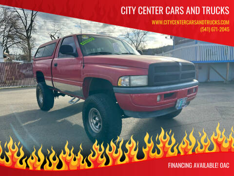 1998 Dodge Ram 1500 for sale at City Center Cars and Trucks in Roseburg OR