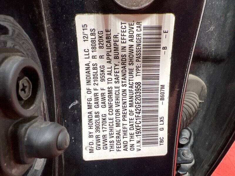 2016 Honda Civic EX-T w/Honda Sensing