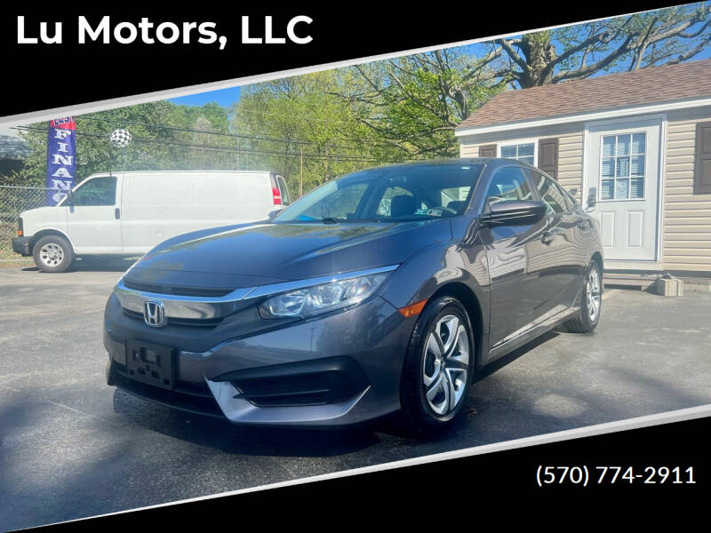 2018 Honda Civic for sale at Lu Motors in Moosic PA