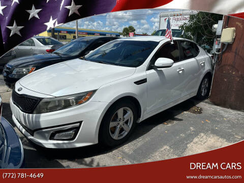 2012 Kia Optima for sale at DREAM CARS in Stuart FL