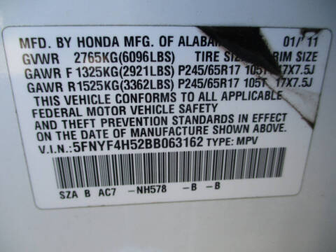 2011 Honda Pilot EX-L