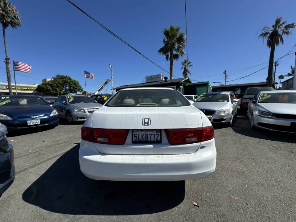 2005 Honda Accord for sale at North County Auto in Oceanside, CA