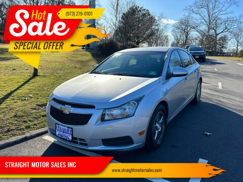 2014 Chevrolet Cruze for sale at STRAIGHT MOTOR SALES INC in Paterson NJ