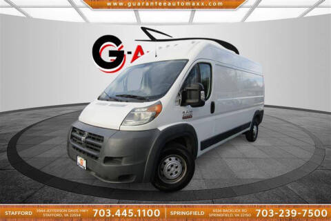 2017 RAM ProMaster for sale at Guarantee Automaxx in Stafford VA