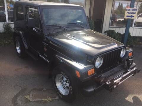 1998 Jeep Wrangler for sale at PJ's Auto Center in Salem OR
