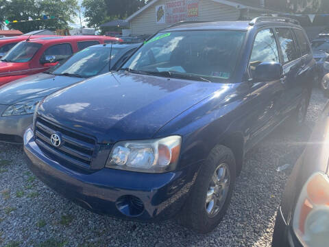 2005 Toyota Highlander for sale at Trocci's Auto Sales in West Pittsburg PA