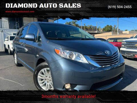 2014 Toyota Sienna for sale at DIAMOND AUTO SALES in El Cajon CA