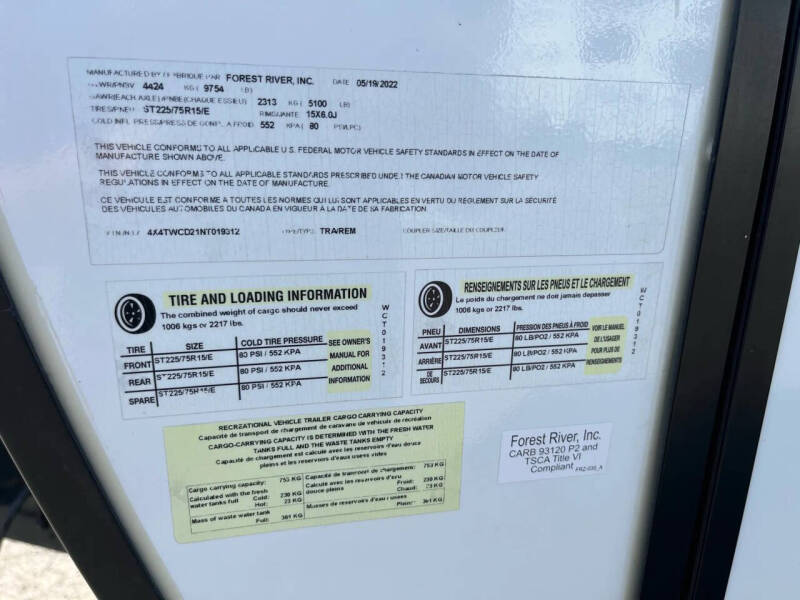 2023 Forest River WILDCAT M-282RKX