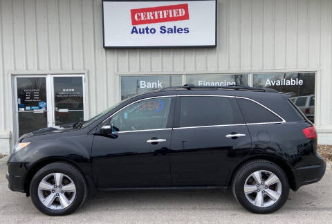2013 Acura MDX for sale at Certified Auto Sales in Des Moines IA