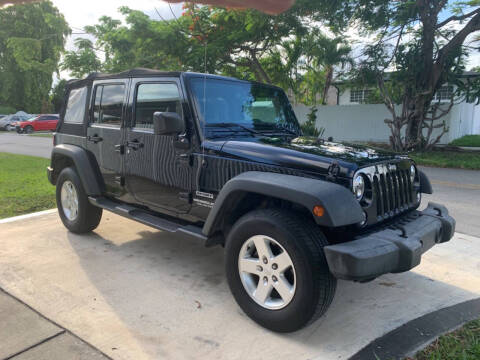 2016 Jeep Wrangler Unlimited for sale at Preferred Motors USA in Hollywood FL