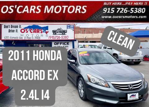 2011 Honda Accord for sale at Os'Cars Motors in El Paso TX