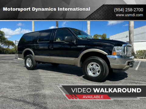 2002 Ford Excursion for sale at Motorsport Dynamics International in Pompano Beach FL