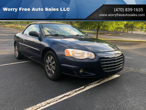 2006 Chrysler Sebring for sale at Worry Free Auto Sales LLC in Woodstock GA