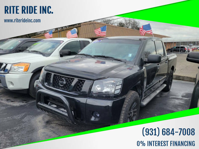 2013 Nissan Titan for sale at RITE RIDE INC. - Rite Ride Inc 2 in Shelbyville TN