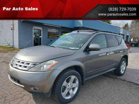 2005 Nissan Murano for sale at Par Auto Sales in Granite Falls NC