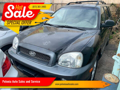 2004 Hyundai Santa Fe for sale at Polonia Auto Sales and Service in Boston MA