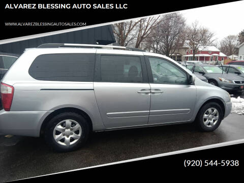 2010 Kia Sedona for sale at ALVAREZ BLESSING AUTO SALES LLC in Green Bay WI