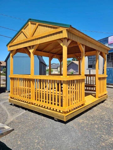 2024 Gazebo 10x12 two benches! for sale at DirtWorx Equipment - Miscellaneous in Woodland WA