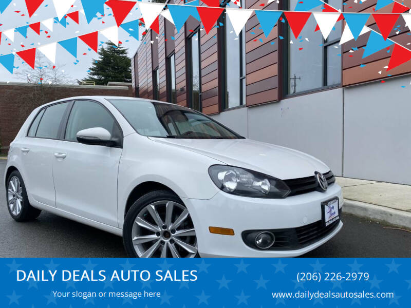 2013 Volkswagen Golf for sale at DAILY DEALS AUTO SALES in Seattle WA