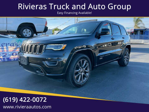 2016 Jeep Grand Cherokee for sale at Rivieras Truck and Auto Group in Chula Vista CA