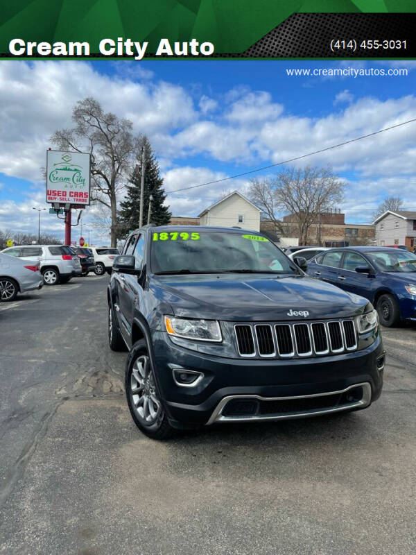 2014 Jeep Grand Cherokee for sale at Cream City Auto in Milwaukee WI