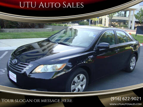2009 Toyota Camry Hybrid for sale at UTU Auto Sales in Sacramento CA