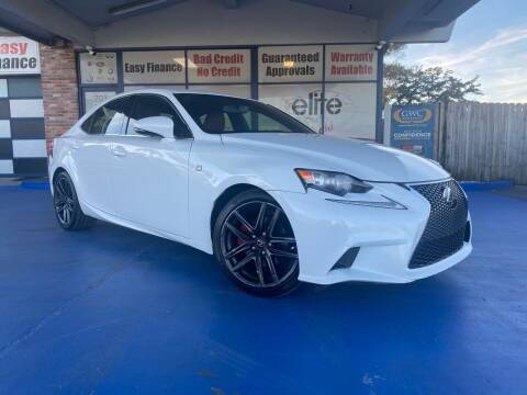 2015 Lexus IS 250 for sale at ELITE AUTO WORLD in Fort Lauderdale FL