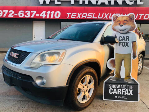 2008 GMC Acadia for sale at Texas Luxury Auto in Cedar Hill TX