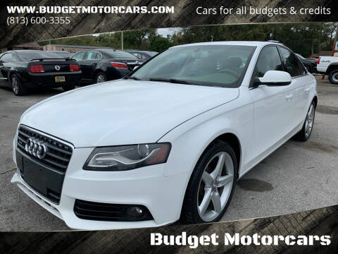 2011 Audi A4 for sale at Budget Motorcars in Tampa FL
