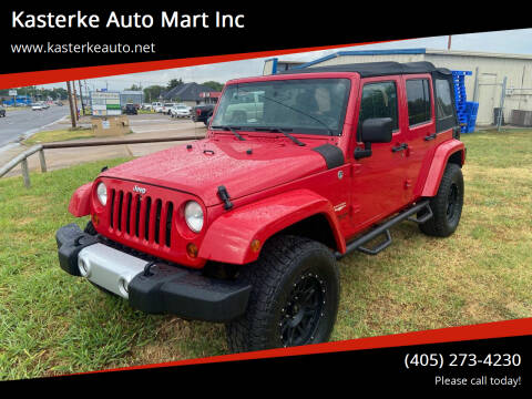 2013 Jeep Wrangler Unlimited for sale at Kasterke Auto Mart Inc in Shawnee OK