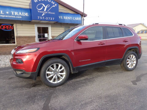 2014 Jeep Cherokee for sale at VanderHaag Car Sales LLC in Scottville MI