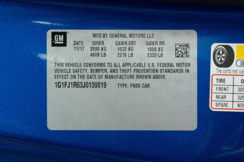 2018 Chevrolet Camaro ZL1